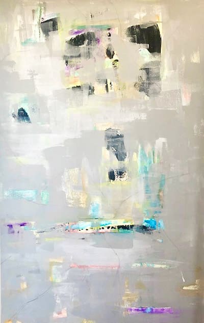Color Thru Series #1 by Lois Y Stone  Image: Acrylic, Ink, Mixed Media on Canvas