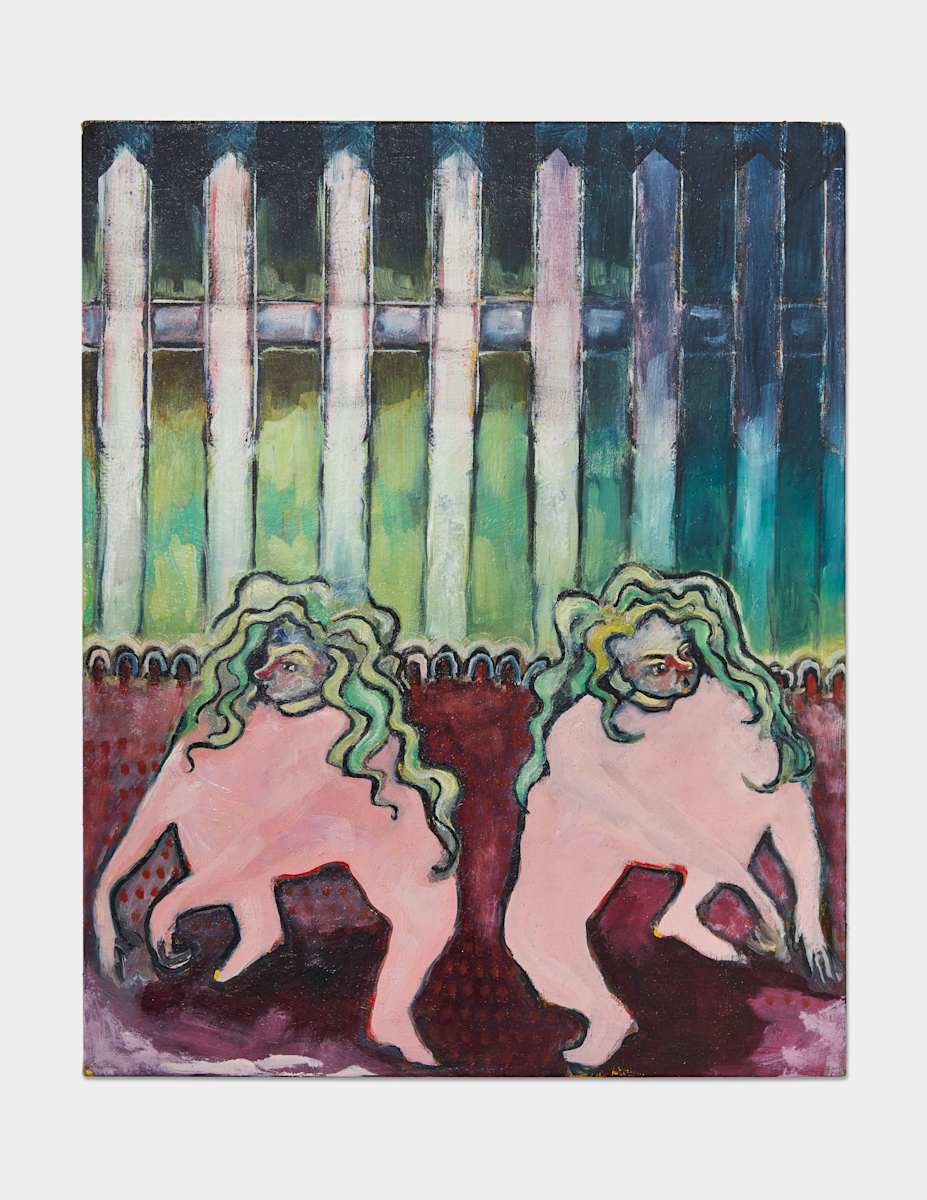 Fenced (Naked Ladies) by Isis Hockenos, Image 1.