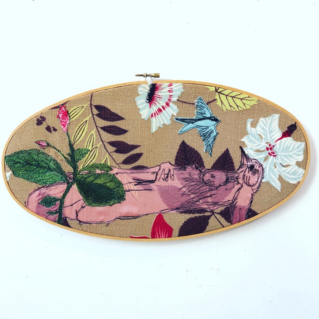 A Nap in the Garden , 2019 by Jennifer McBrien  Image: A Nap in the Garden, 2019 