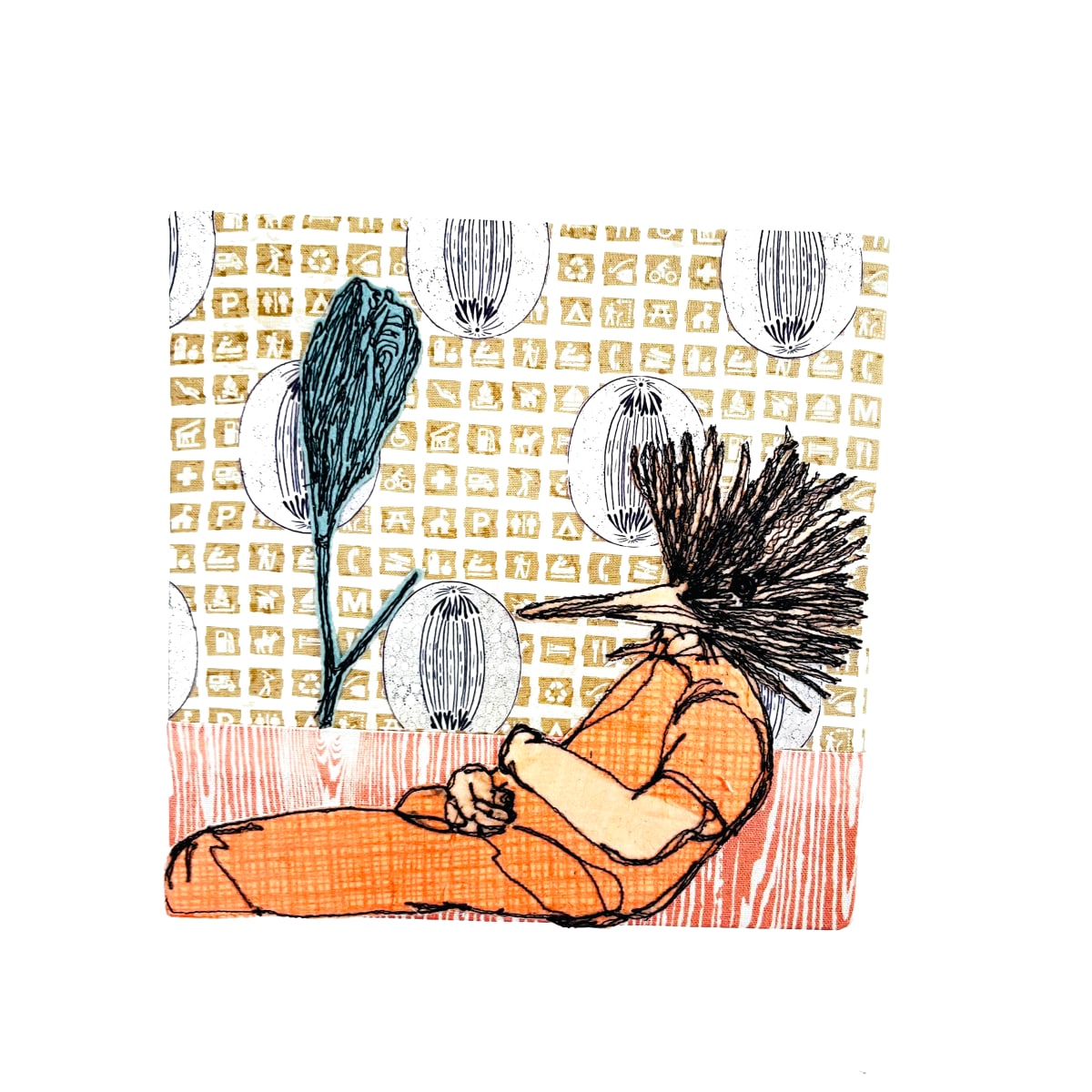 Kevin Contemplates Science , 2022 by Jennifer McBrien  Image: Kevin Contemplates Science