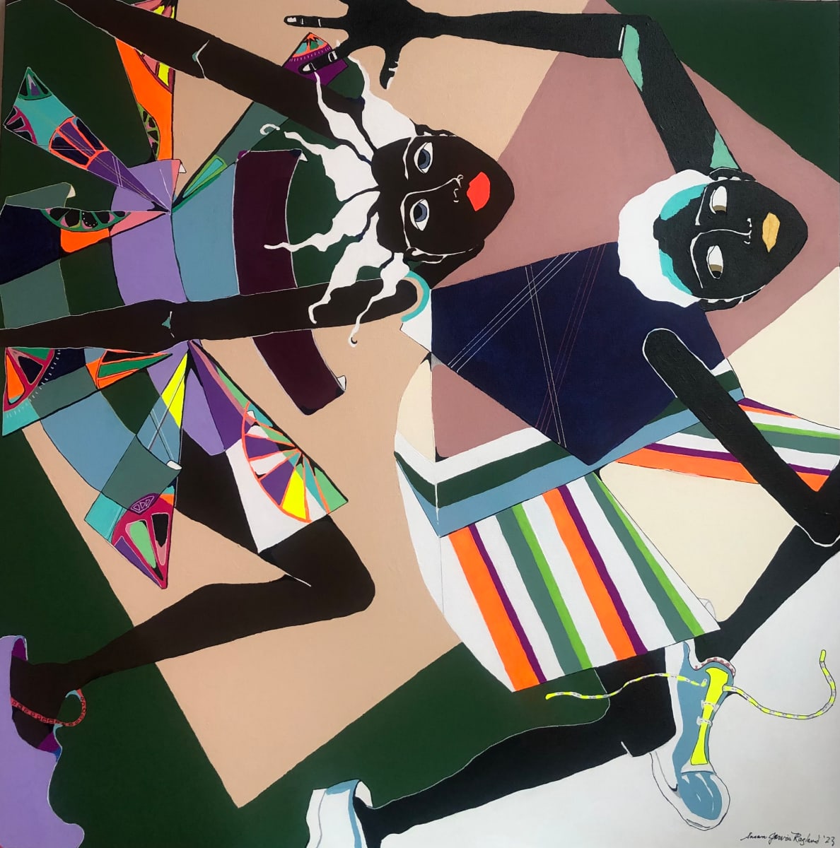 "Run! run, ruN, rUN, RUN!" by Susan Ragland, Image 1.