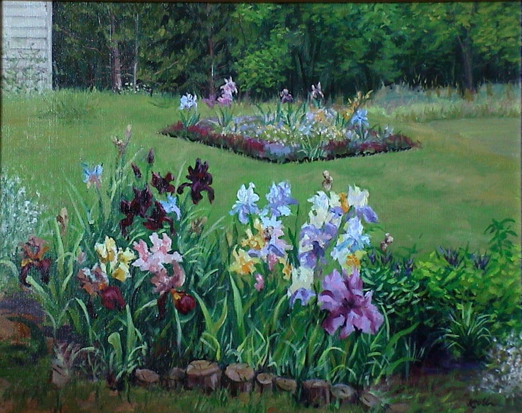 Iris Garden by Deanne Kroll 