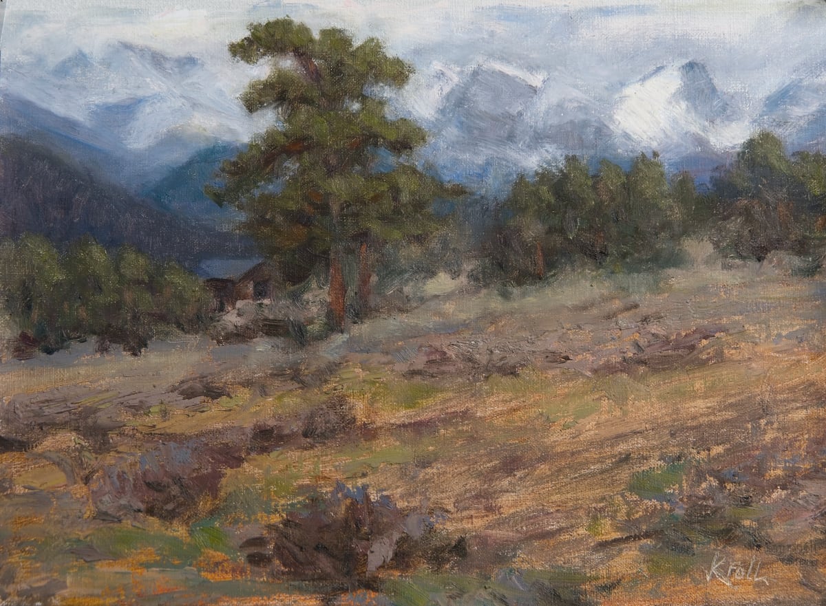 Estes White Peaks View by Deanne Kroll 