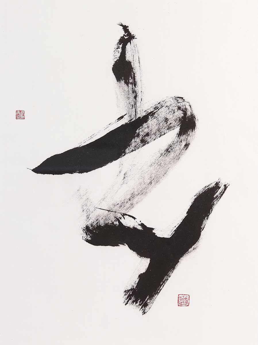 Ho! by Deanne Kroll  Image: The energy of flow and confidence.  Chop: Tao