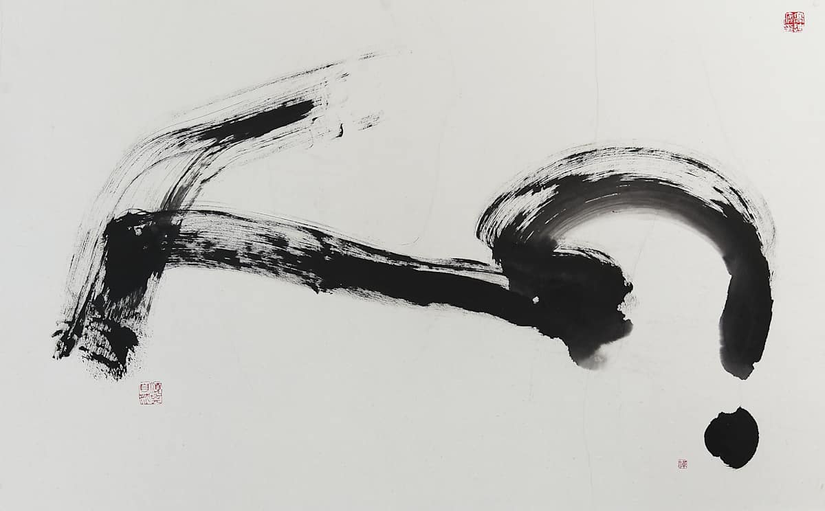 Inviting the Brush to Play by Deanne Kroll  Image: Sometimes you need to invite creativity in.  Chops: Follow the natural way, Zen