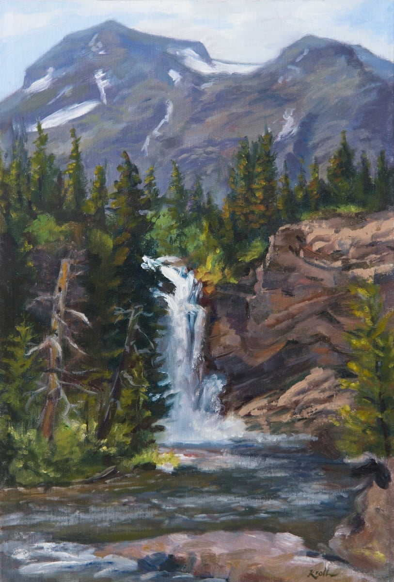 Running Eagle Falls by Deanne Kroll 