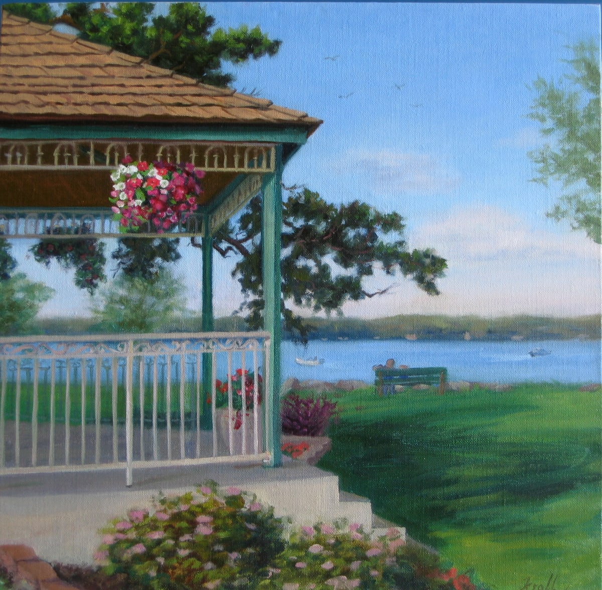 Gazebo at Forest Lake by Deanne Kroll 
