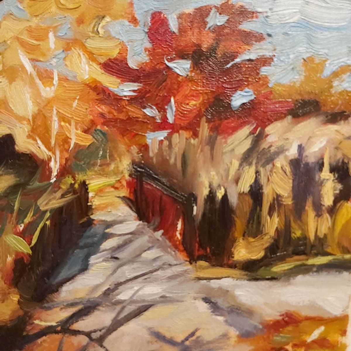Bridge at Fairy Lake by Kathleen Bignell 