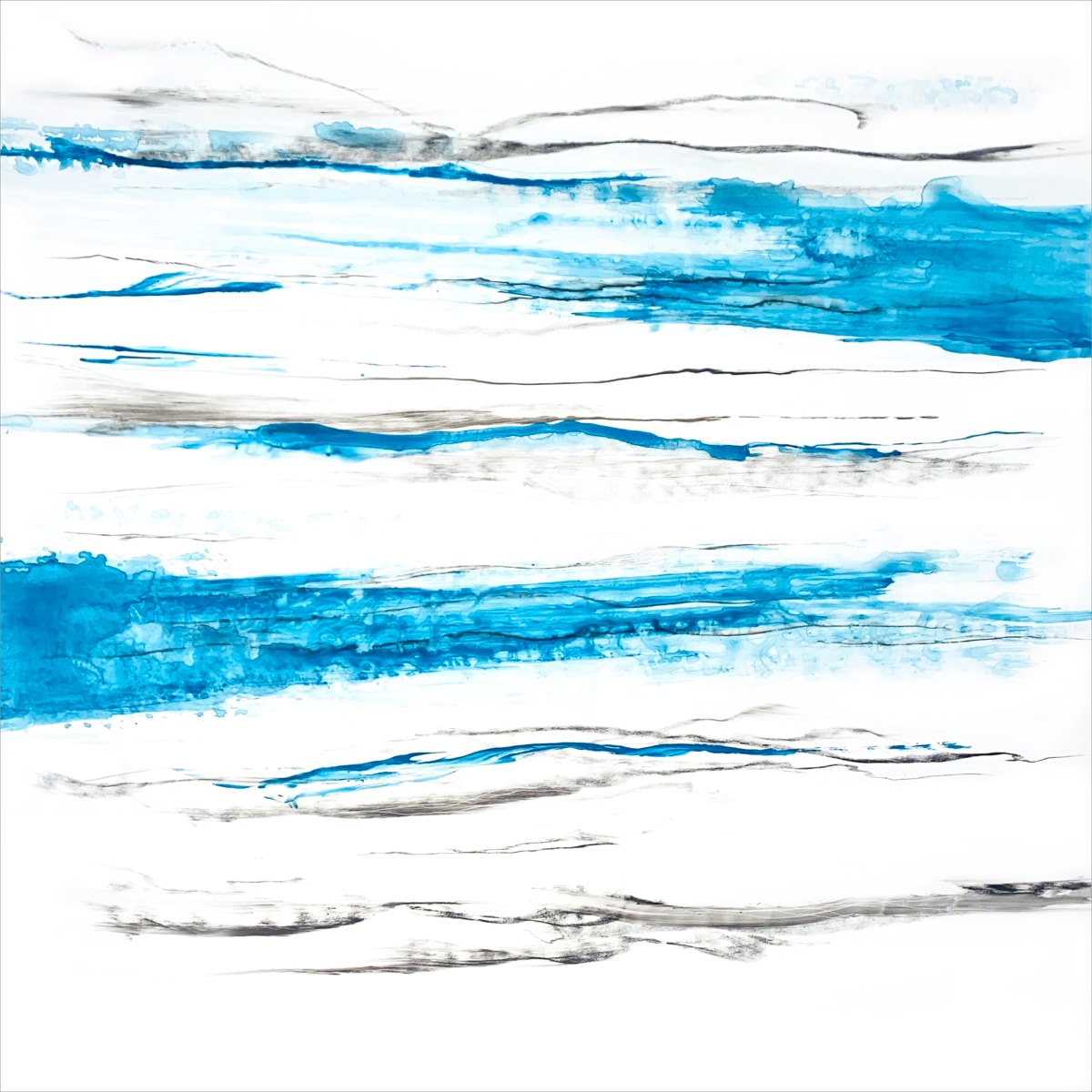 Finding the Calm: Blue Gray by Kathleen Greco Studio 