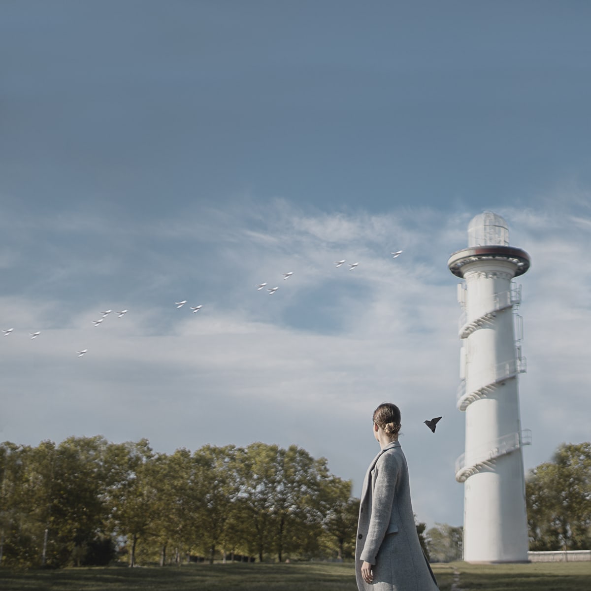 I'm Staying by Dasha Pears  Image: I know something that you don't. I have something that you don't have. So I'll stay here and wait in silence. Go on without me.