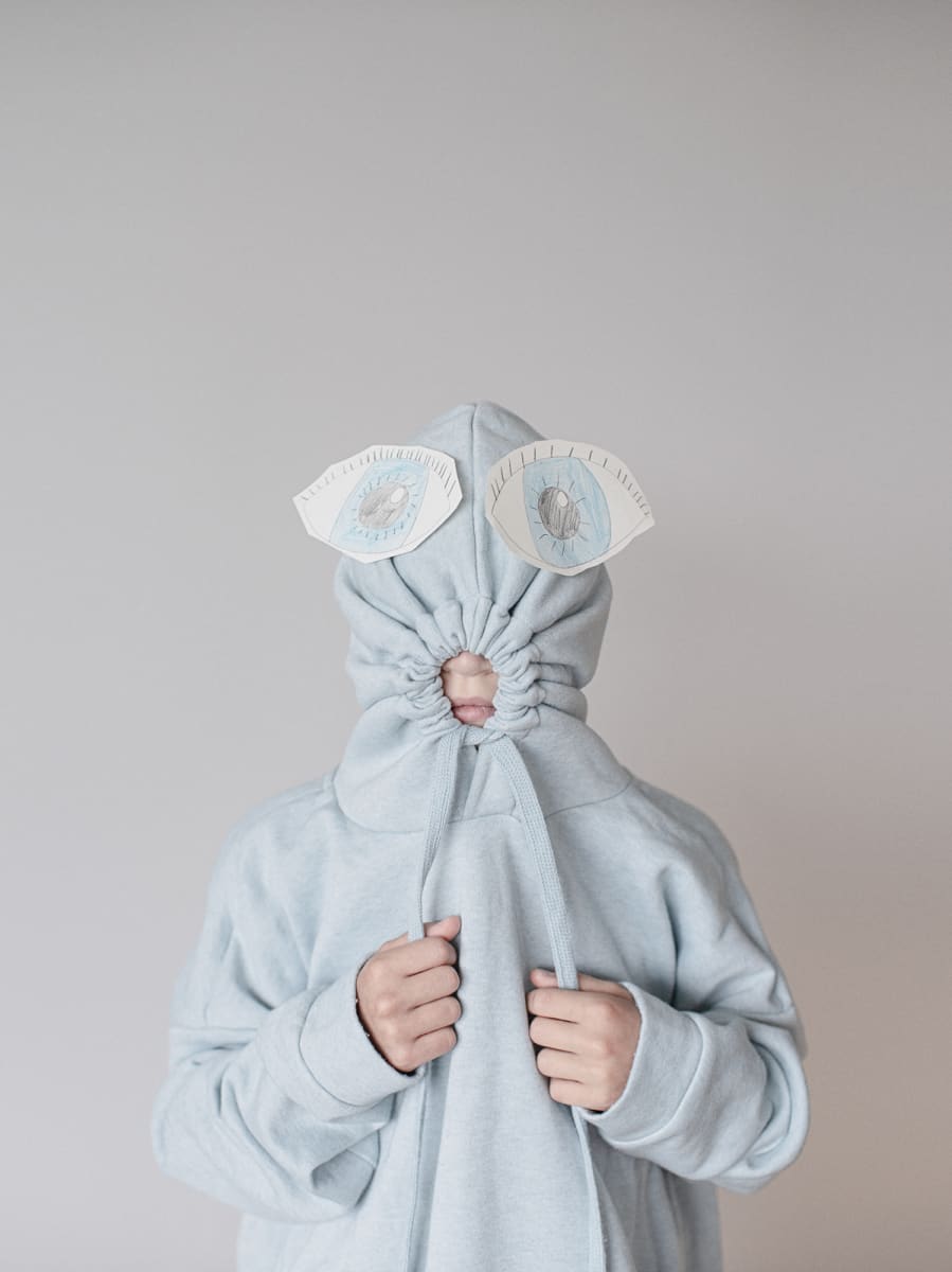 Hiding Self by Dasha Pears  Image: What if we all pretend to be a part of the whole, but in fact we are always on our own and quite happy this way?