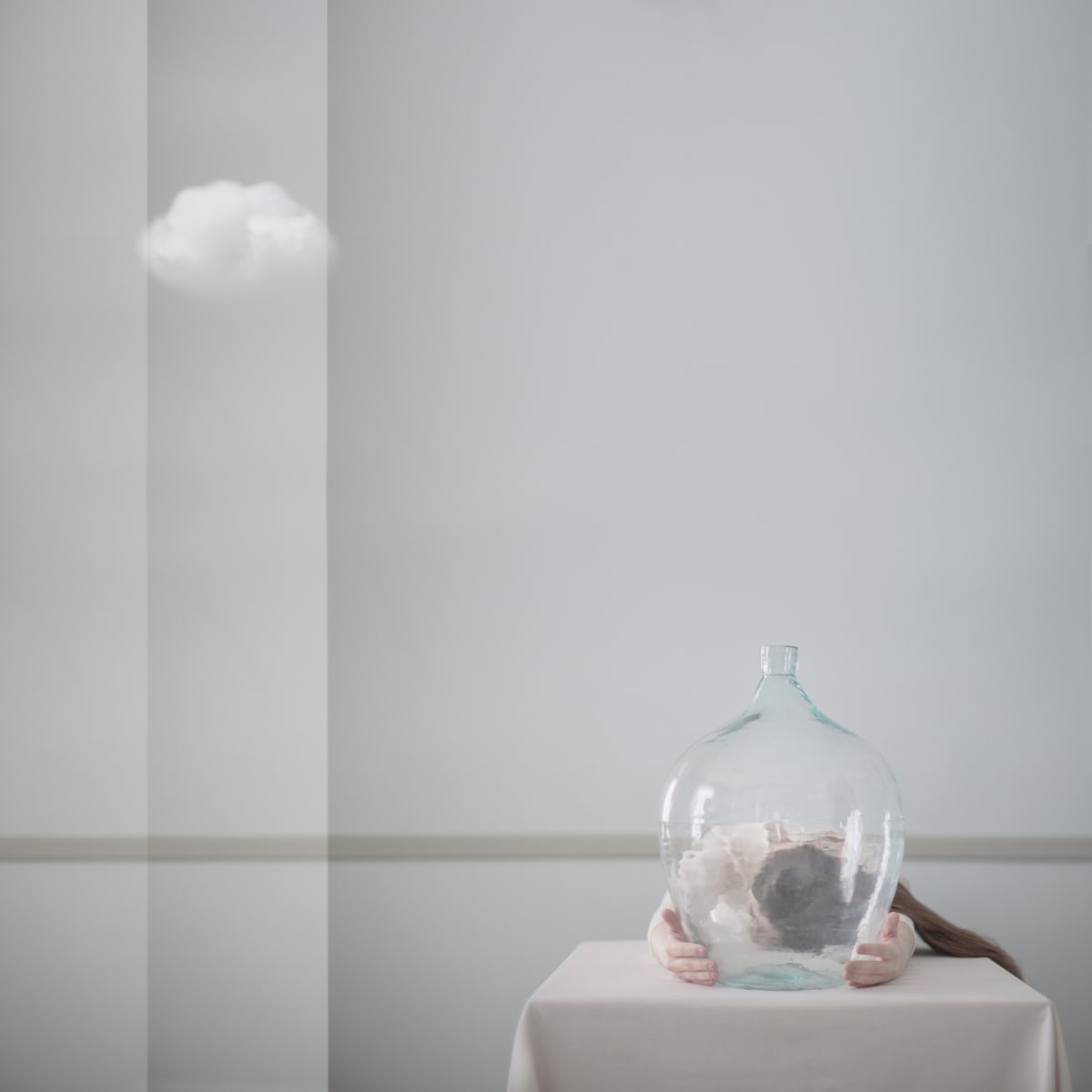 Gone by Dasha Pears  Image: Losing hope might seem devastating. Yet, if it doesn't stop us from action, it might turn out to be the best thing that happens to us. Clinging to hope makes us miserable when our hopes are not fulfilled. If we don't hope for the best but do what we consider to be right anyway, any positive outcome is a pleasant surprise. 