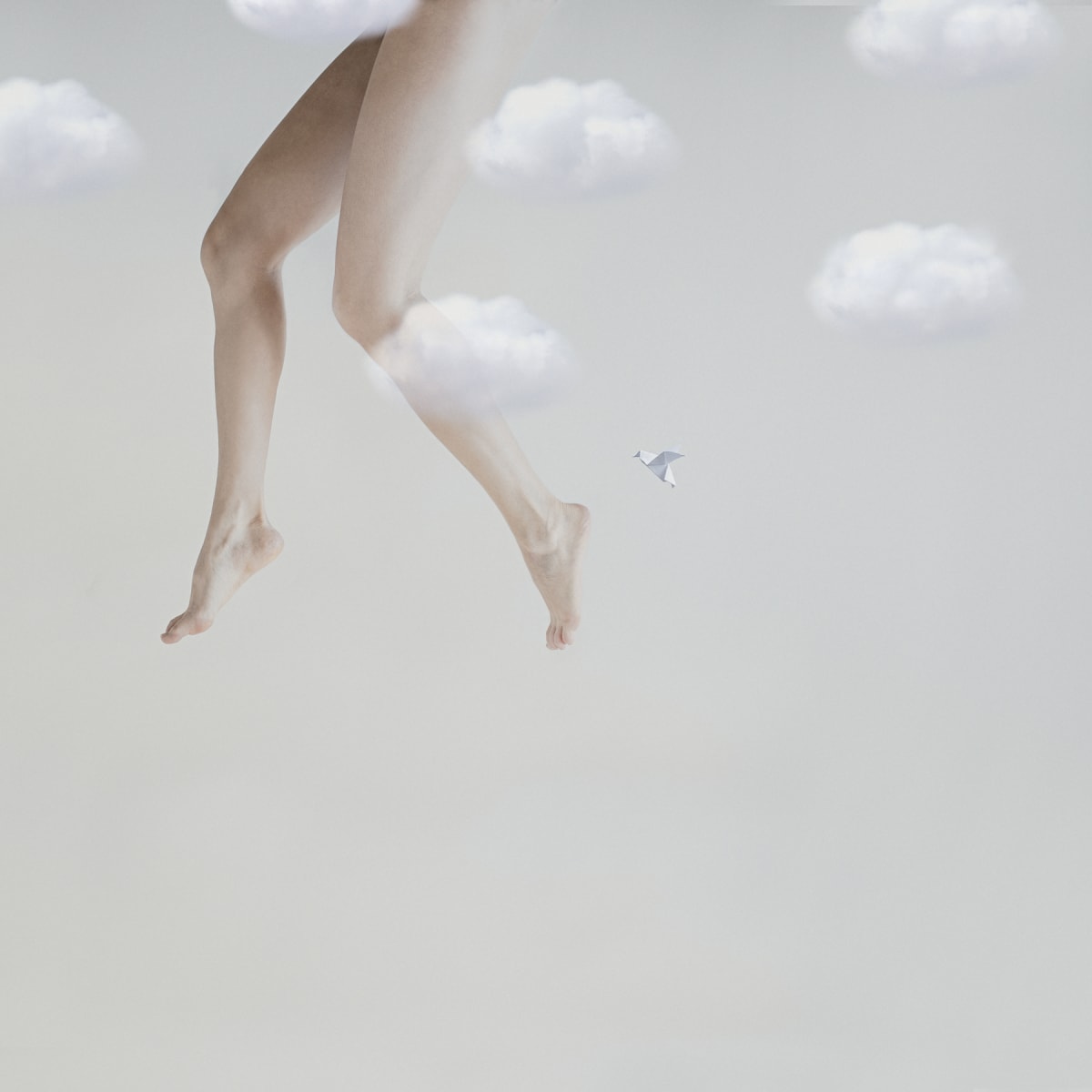 Walking In the Sky by Dasha Pears  Image: Walking in the air never seem to care. Light and free, this is how things should be.