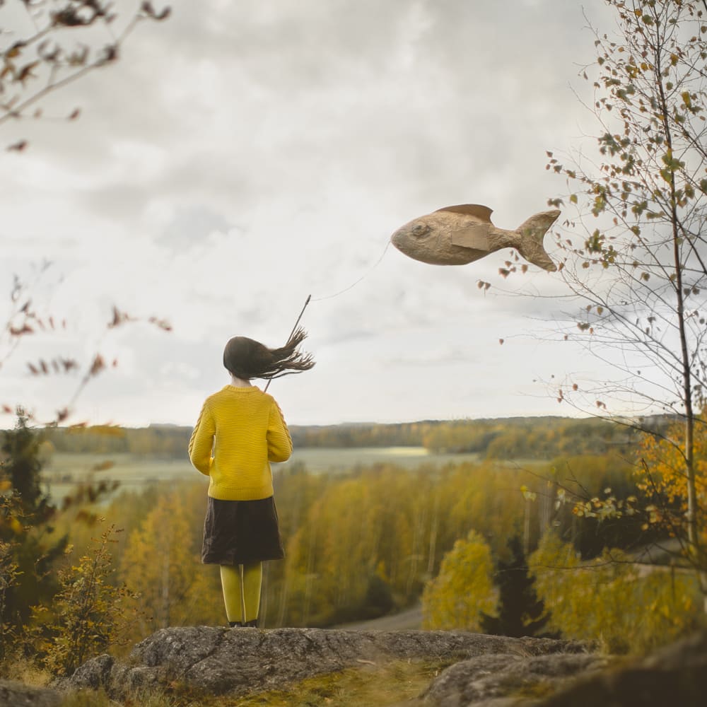 Fishing by Dasha Pears  Image: She would sit there for hours with the line cast far into the lake. ‘You don’t know anything about fishing.’ - people would say. ‘What are you fishing for? Compliments?’- some would ask, trying to be funny. Truth is, she just liked the calm of the lake, the abundant greenery, the lively fish jumping out of the water. Most of the time, she would even forget she was fishing. When she caught the big one no one could believe it. They have tried and tried for years, without any luck. This is how it is in life sometimes: things come to us, when we are not trying but simply enjoy the process.