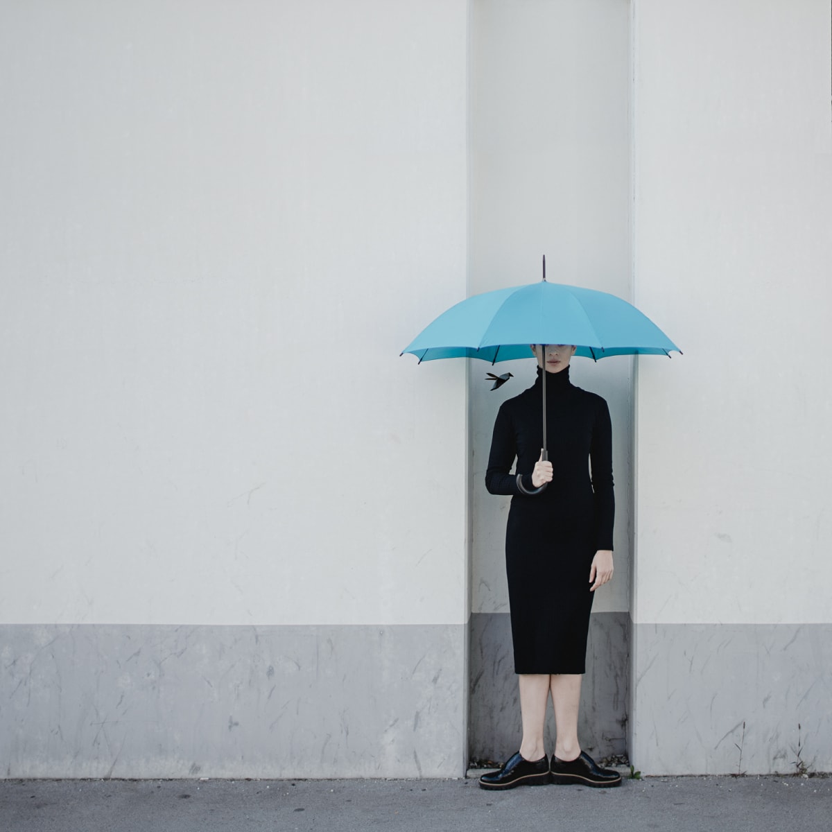 Not Alone In The Rain by Dasha Pears  Image: You're never alone.