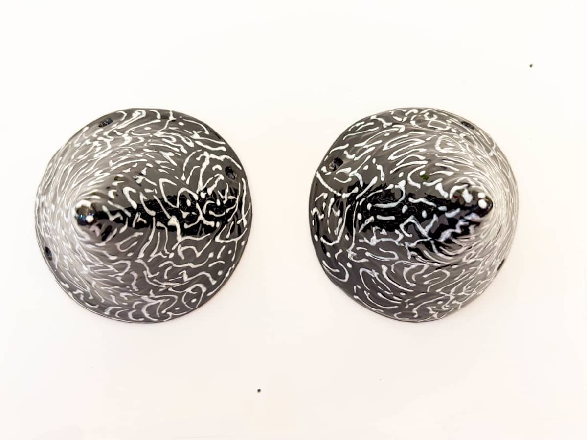Surface Tension - Claysties (Clay Pasties #4) by kayla tange  Image: Worn by Kayla in the video A Lush World shot and edited by Audrey Medrano.