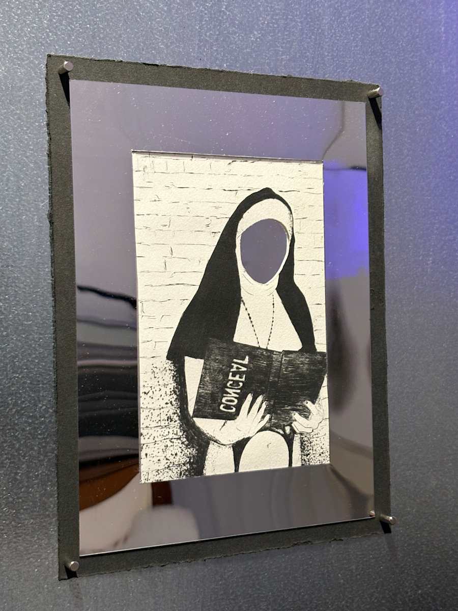 Conceal by kayla tange  Image: Based on a performance for camera image taken by Luka Fisher. 