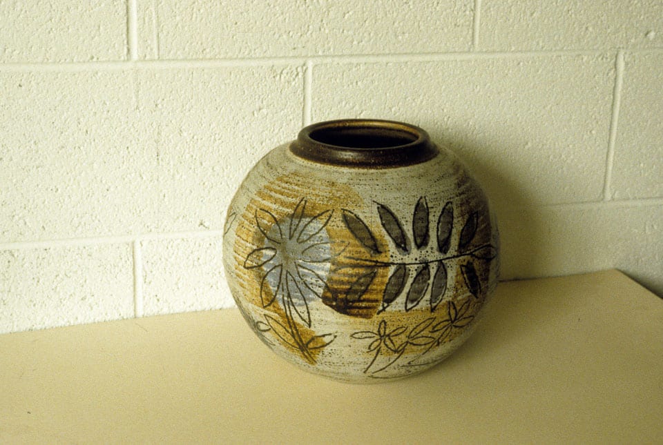 Mid Century Design Vase/ Pot 