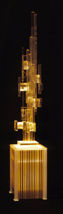 Acrylic Sculpture C by Irwin A. Whitaker 