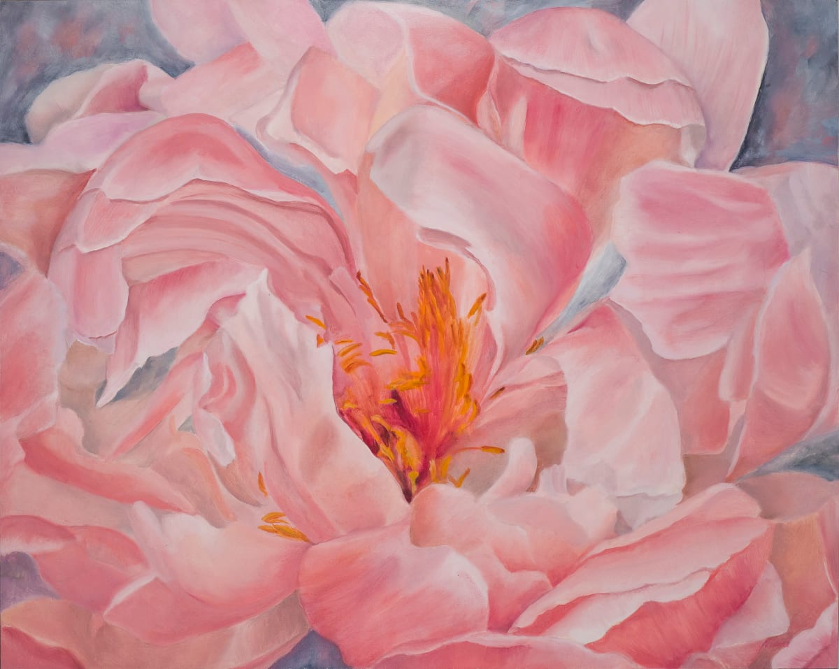 Floating Peony by Nicola Currie 