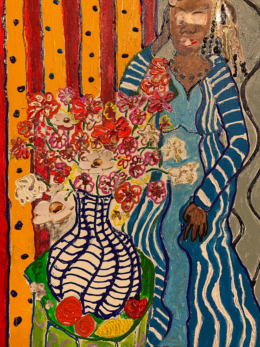 Lady In A Blue Robe by Kym Debra Cooper, Image 1.