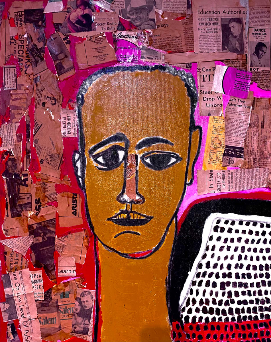 Black Man In the News by Kym Cooper by Kym Debra Cooper 