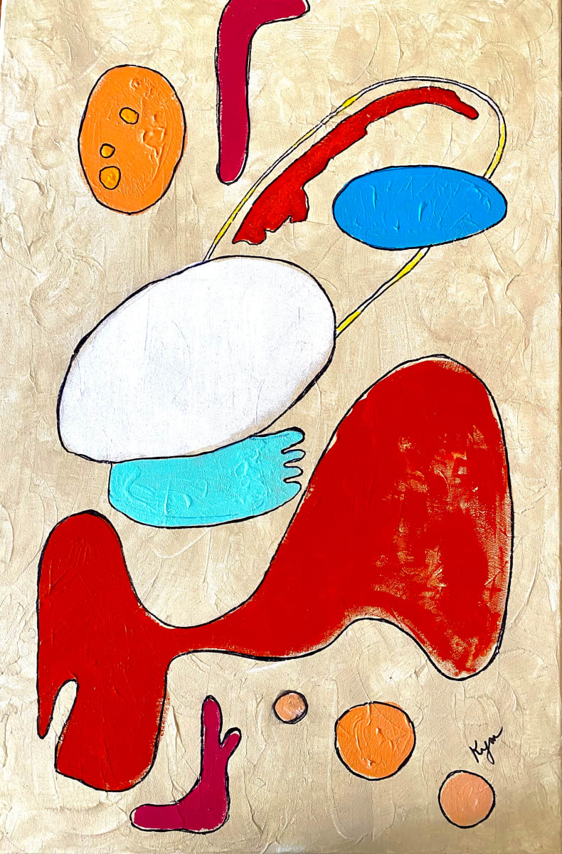 The Harmony of Abstract by Kym Cooper by Kym Debra Cooper  Image: Acrylic 