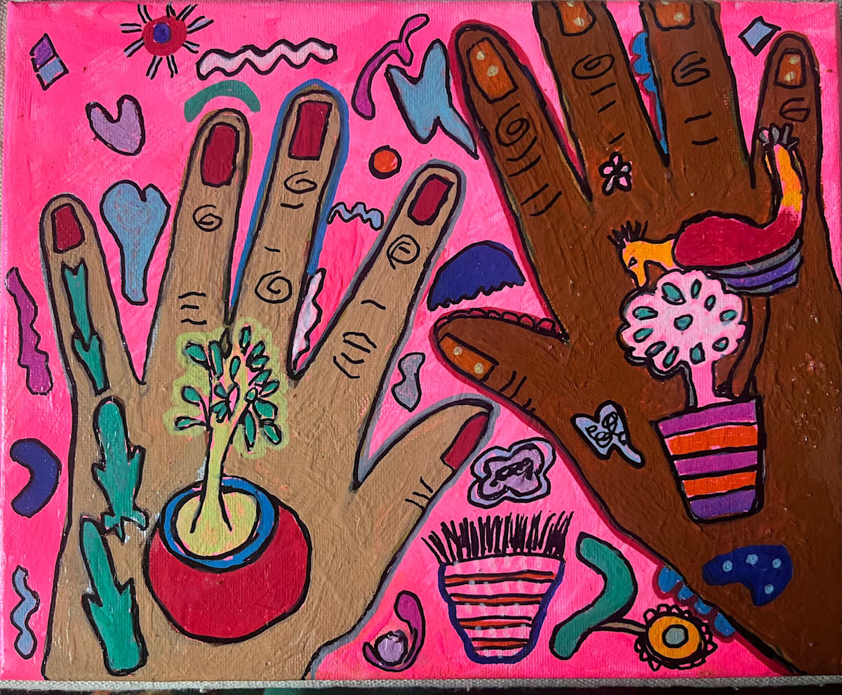 Our Hands by Kym Cooper by Kym Debra Cooper 