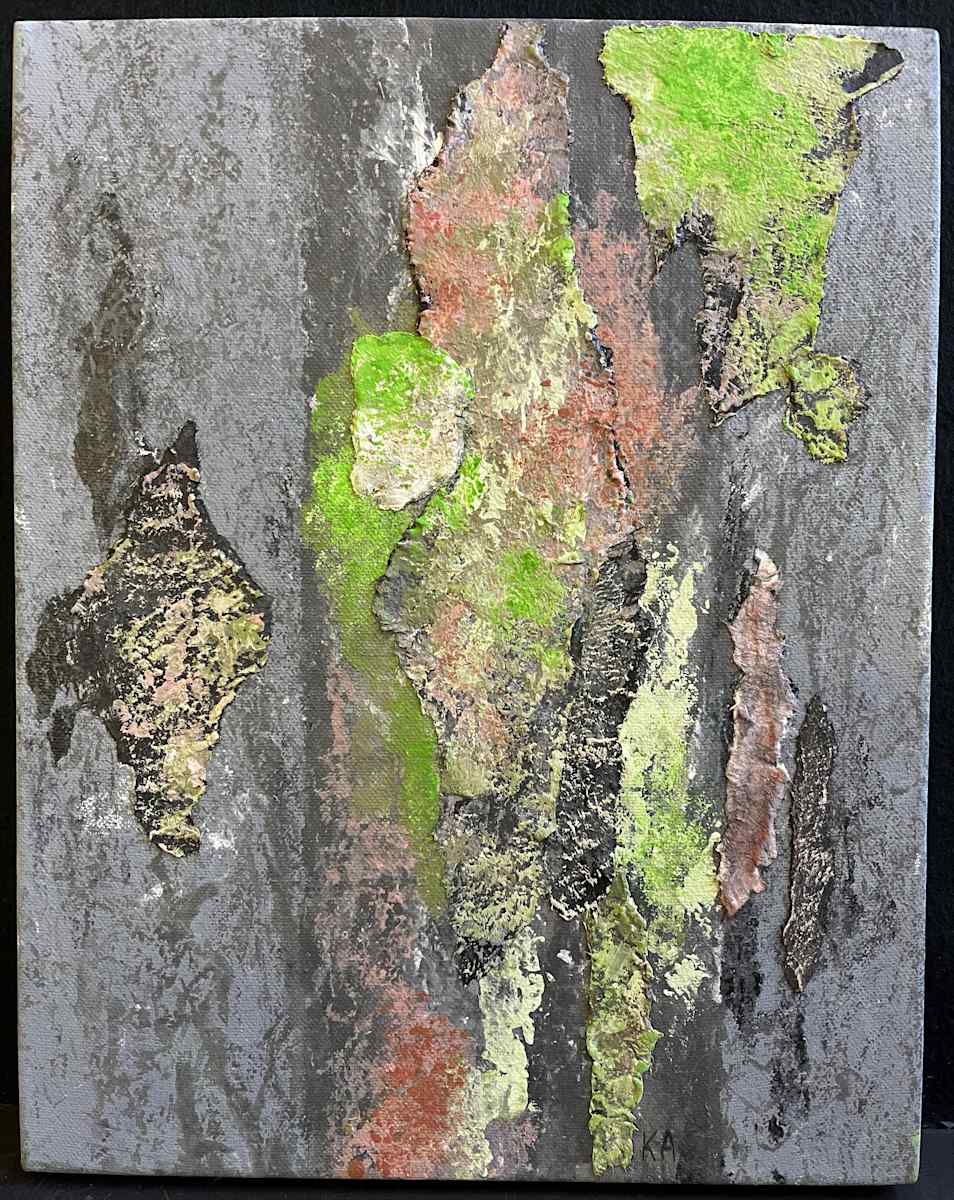 FOREST SEEN(s) by Keith Achepohl Trust  Image: Forest Seen(s) Handmade Italian paper/acrylic painting on canvas