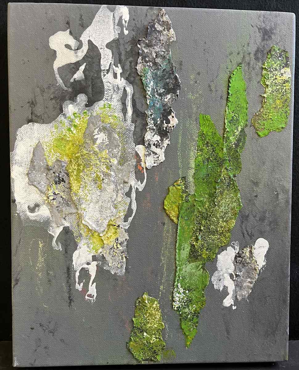 FOREST SEEN(s) by Keith Achepohl Trust  Image: Forest Seen(s) Handmade Italian paper/acrylic painting on canvas