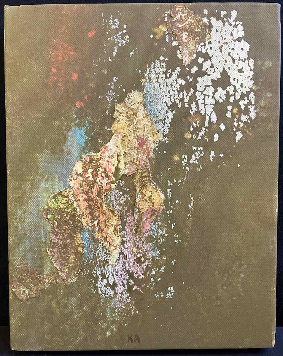 FOREST SEEN(s) by Keith Achepohl Trust  Image: Forest Seen(s) Handmade Italian paper/acrylic painting on canvas