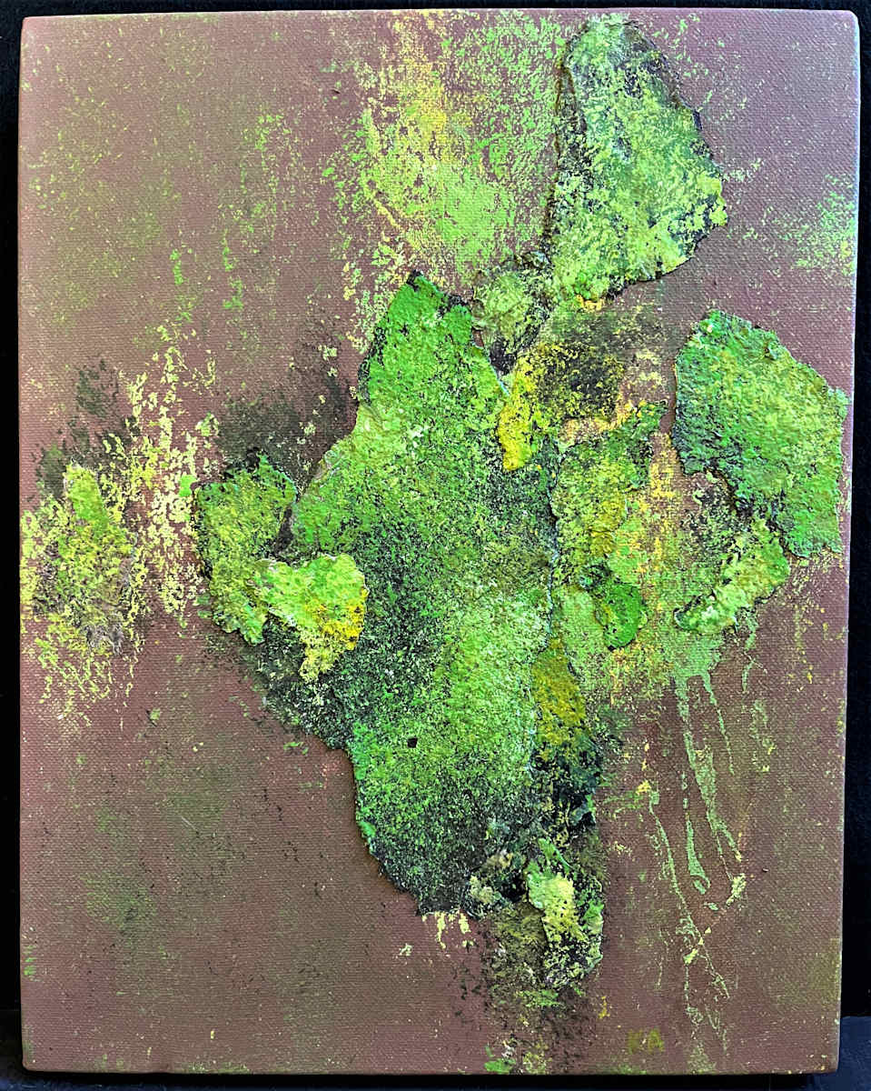 FOREST SEEN(s) by Keith Achepohl Trust  Image: Forest Seen(s) Handmade Italian paper/acrylic painting on canvas