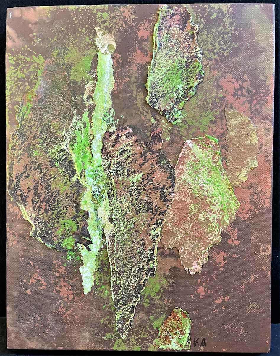 FOREST SEEN(s) by Keith Achepohl Trust  Image: Forest Seen(s) Handmade Italian paper/acrylic painting on canvas