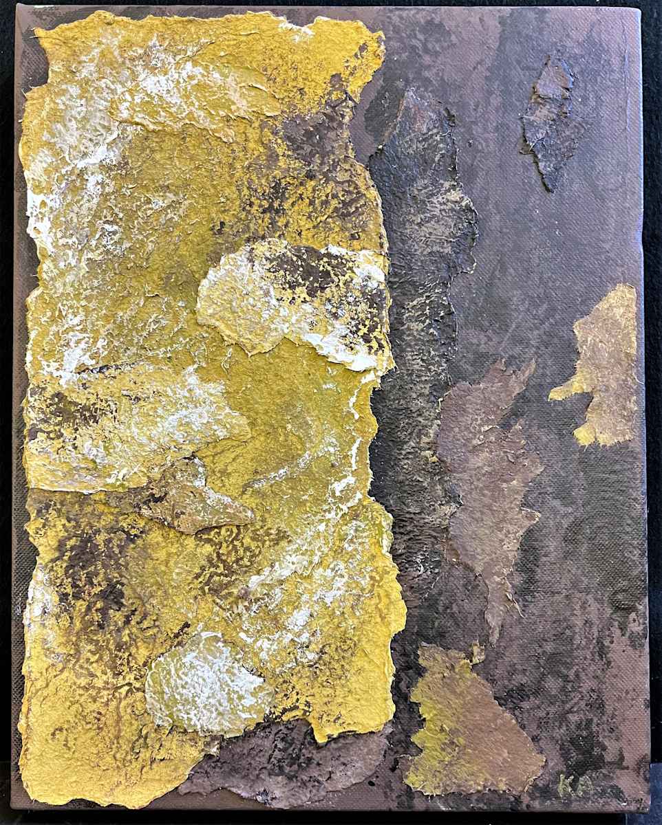 FOREST SEEN(s) by Keith Achepohl Trust  Image: Forest Seen(s) Handmade Italian paper/acrylic painting on canvas