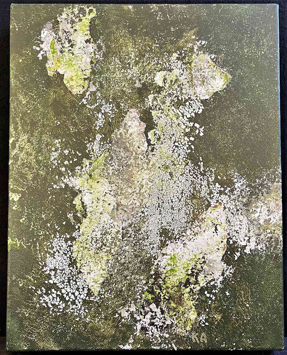 FOREST SEEN(s) by Keith Achepohl Trust  Image: Forest Seen(s) Handmade Italian paper/acrylic painting on canvas