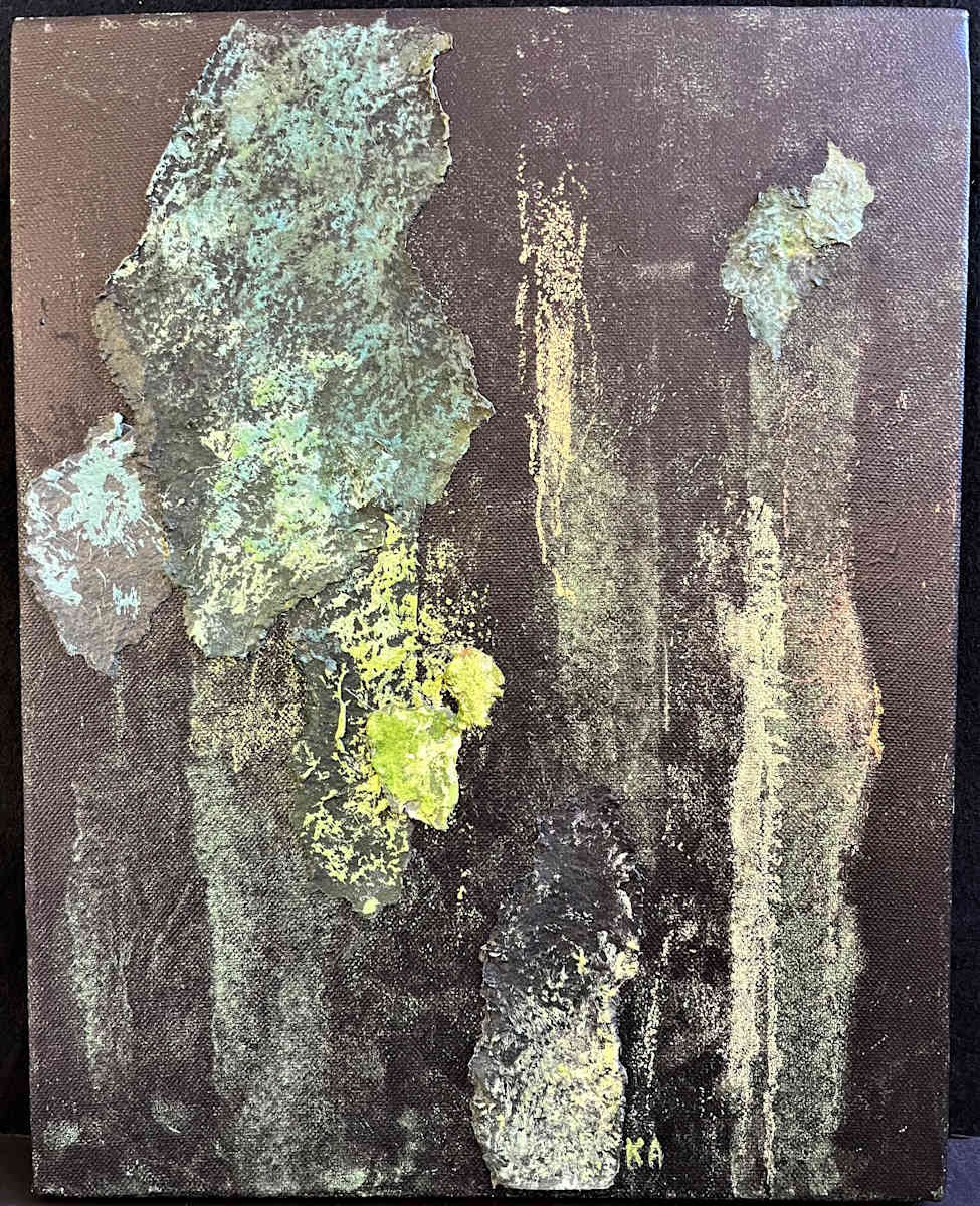 FOREST SEEN(s) by Keith Achepohl Trust  Image: Forest Seen(s) Handmade Italian paper/acrylic painting on canvas