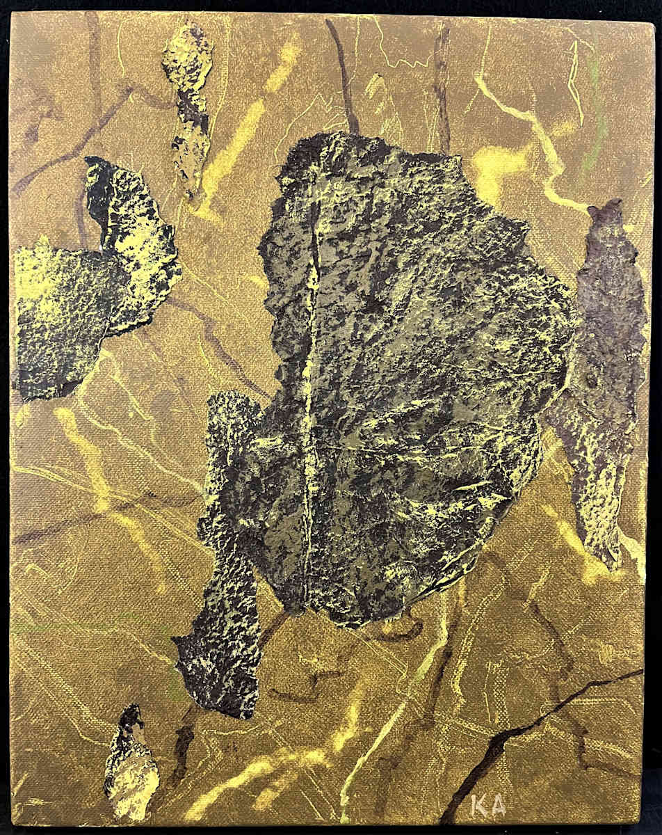 FOREST SEEN(s) by Keith Achepohl Trust  Image: Forest Seen(s) Handmade Italian paper/acrylic painting on canvas