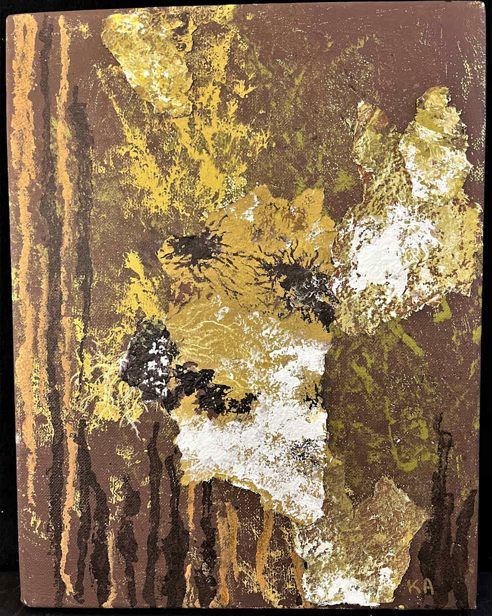 FOREST SEEN(s) by Keith Achepohl Trust  Image: Forest Seen(s) Handmade Italian paper/acrylic painting on canvas