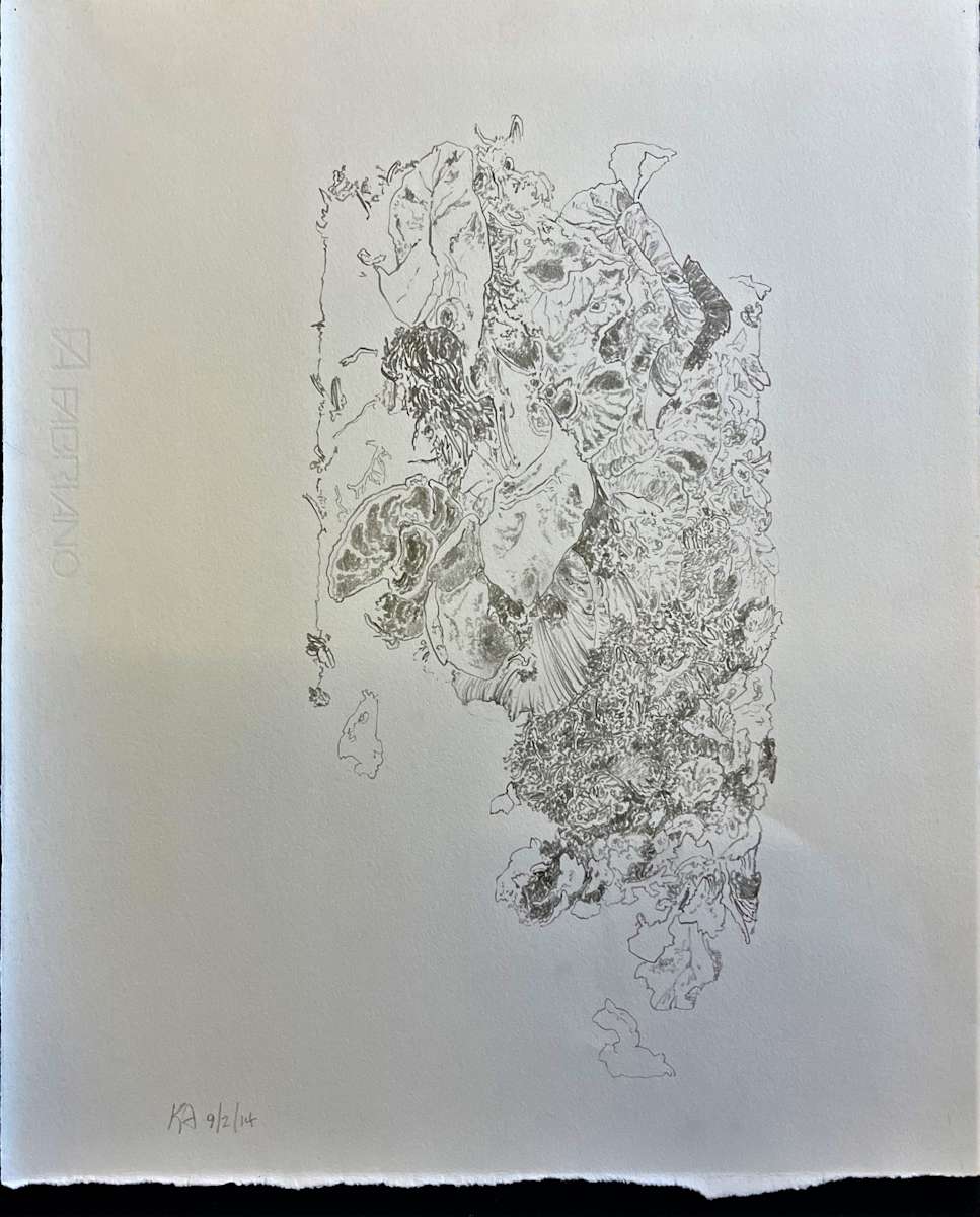TREE MAPS by Keith Achepohl Trust  Image: Tree Maps; graphite on paper