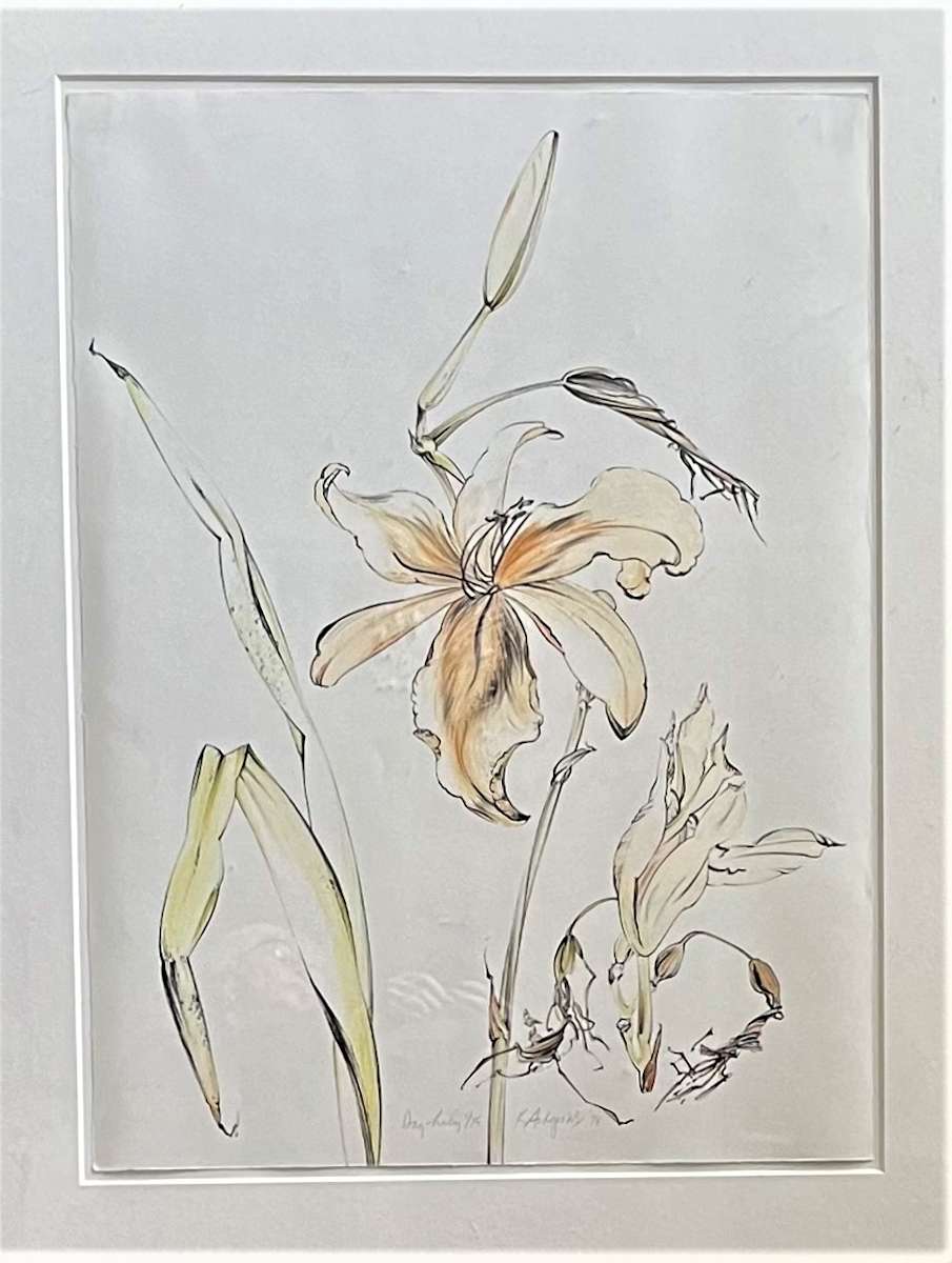 DAY LILY by Keith Achepohl Trust  Image: Day Lily;  1 of 15; triptych