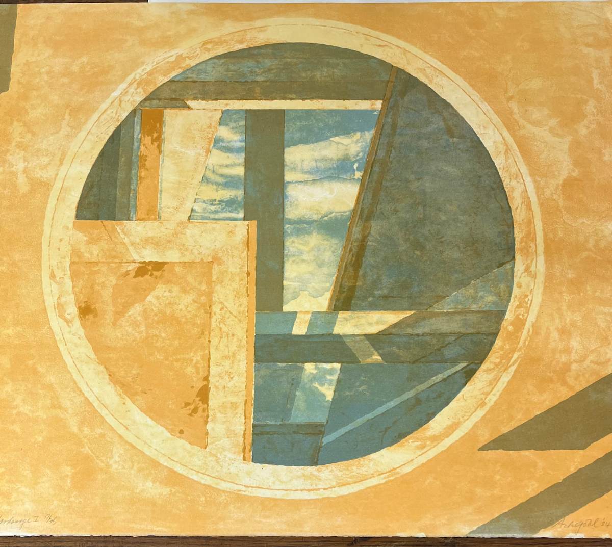 WALL WITH LANDSCAPE I by Keith Achepohl Trust  Image: Wall With Landscape I  17 of 35