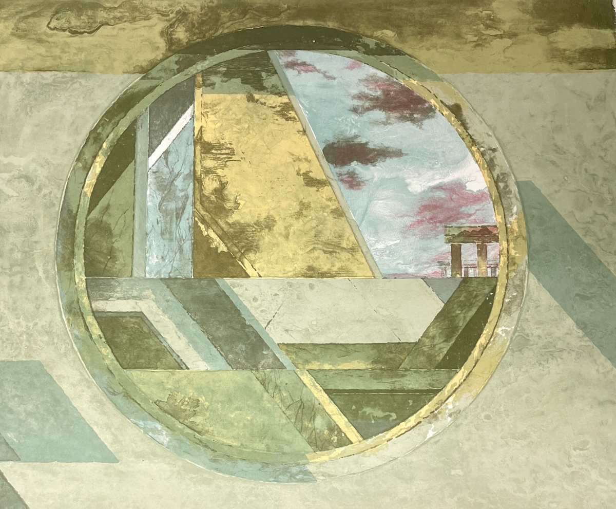 WALL WITH LANDSCAPE III by Keith Achepohl, Image 1.