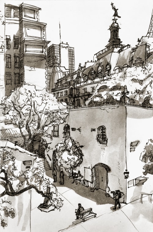 Cabildo Courtyard by Jo Coyle 