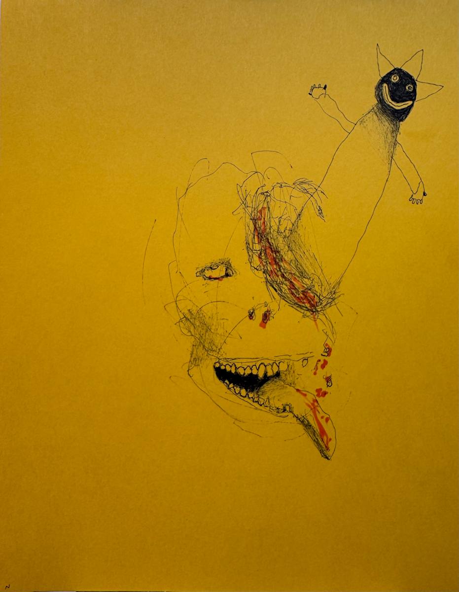 Disbelief - 10, (one belief too - wet work - god is waiting) by Timothy Nero Studio 