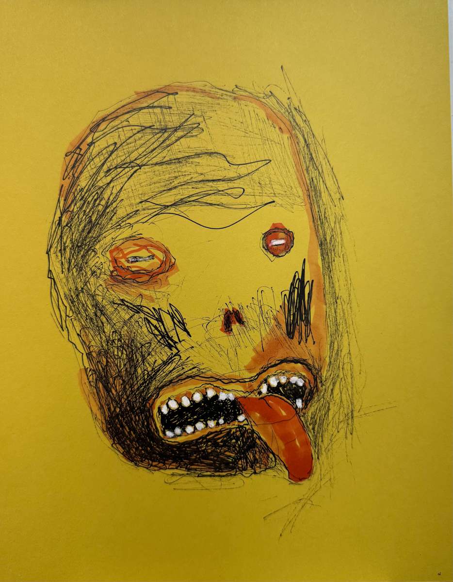 Disbelief - 13, (grimace, goat eyes) by Timothy Nero Studio 
