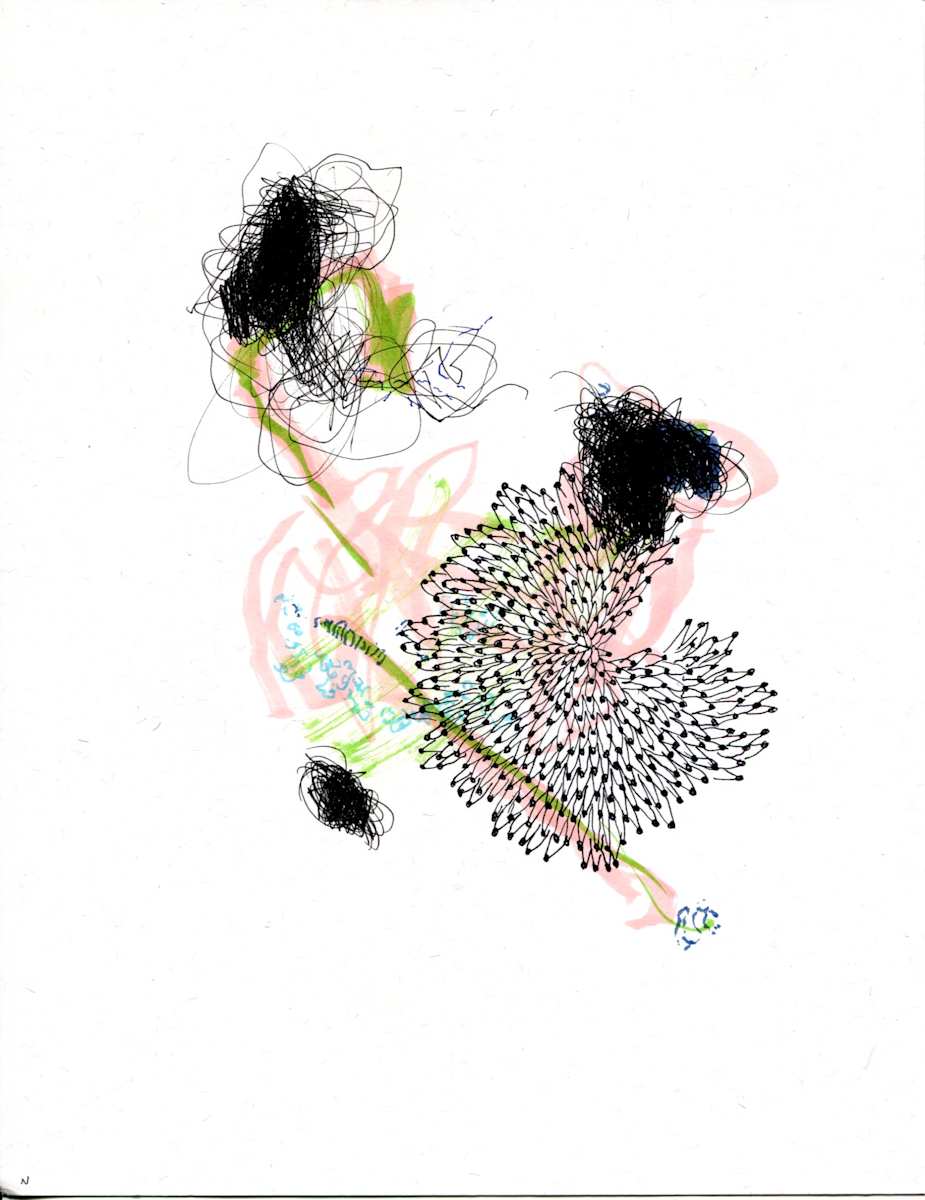 Psychedelic Camouflage Thought Bloom.02 by Timothy Nero Studio, Image 1.