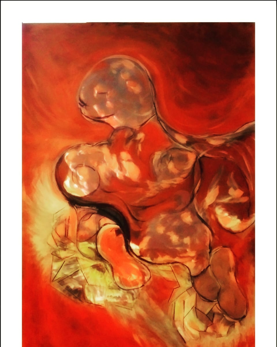 The Red Escape by Jennifer Ryan  Image: Expression of pain during extended hospital confinement