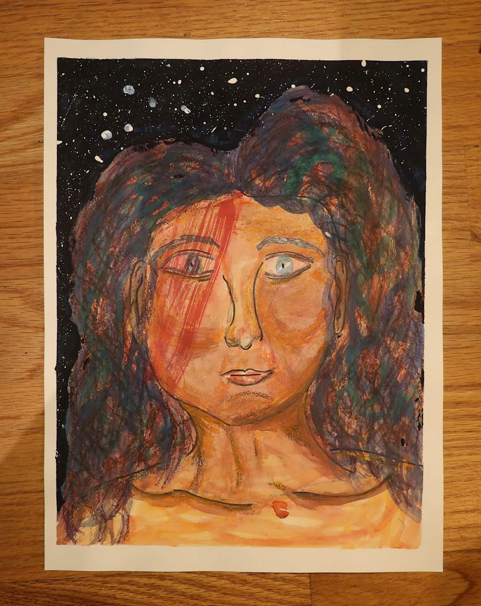 Art Study | Faces 2 by Hillary Brown, Image 1.