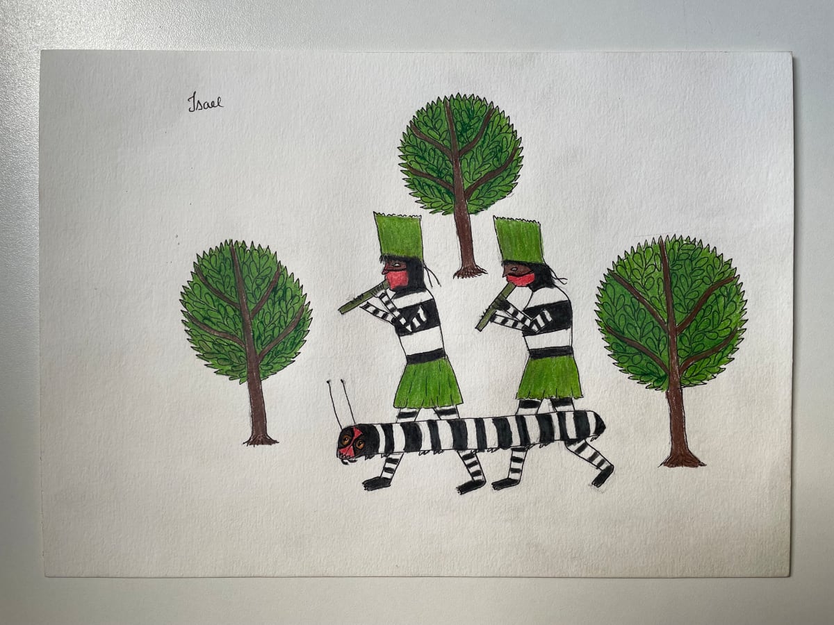 Tatakox [Lagarta-espírito/Caterpillar-spirit] by Isael Maxakali 