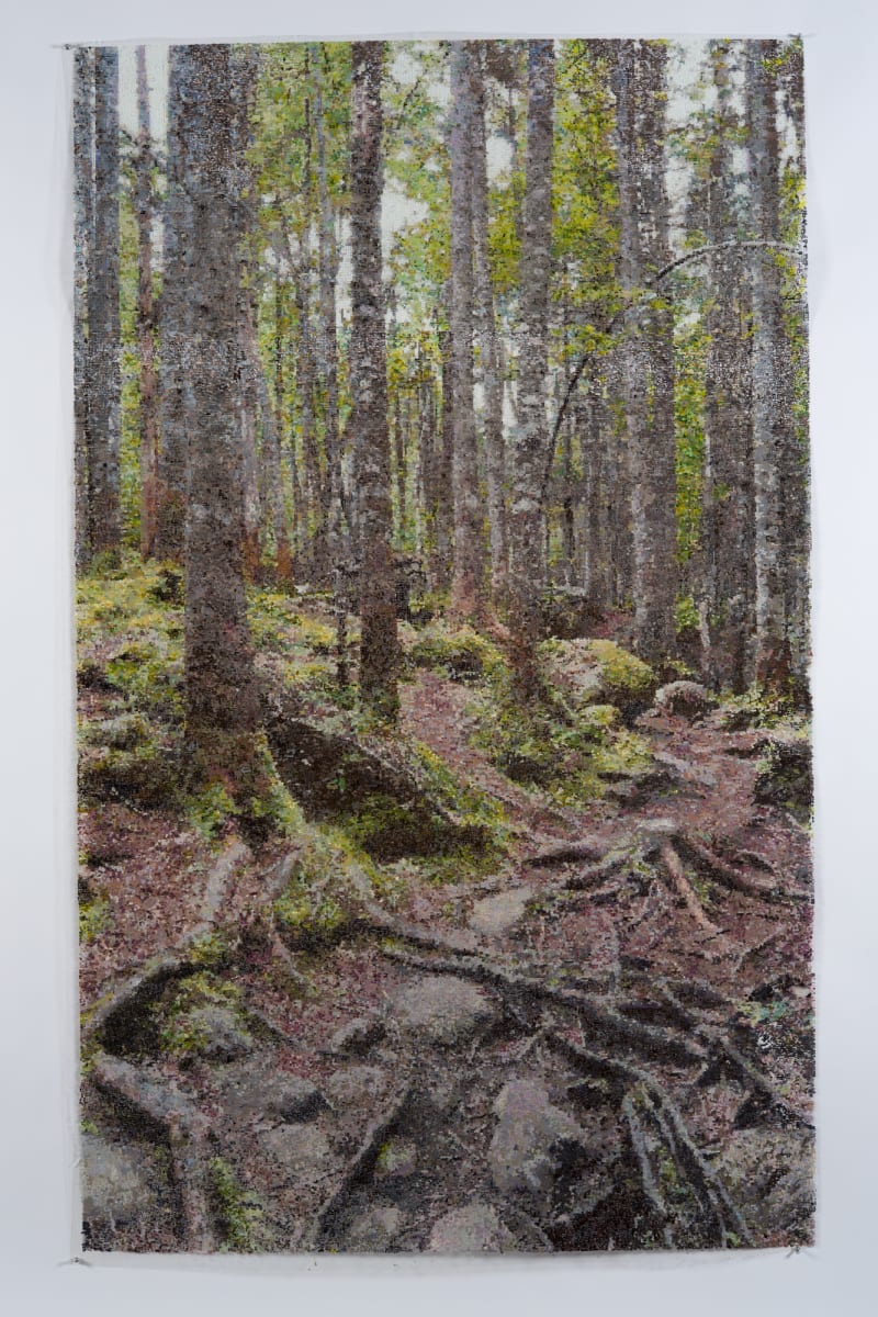 Woods Painting by Kirstin Lamb 